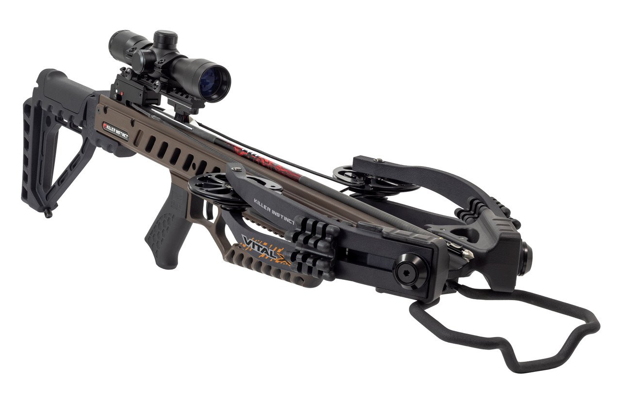 Killer Instinct Vital-X, crossbow package, Killer Instinct crossbow, high-performance crossbow, hunting crossbow, precision crossbow, durable crossbow, bowhunting gear, target shooting crossbow, Vital-X, powerful crossbow, stealth crossbow, crossbow accessories, all-in-one crossbow package, Killer Instinct archery.